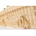 Wicker / Willow "Angel" (Creamy White) Coffin – **Creative Eco Coffins**